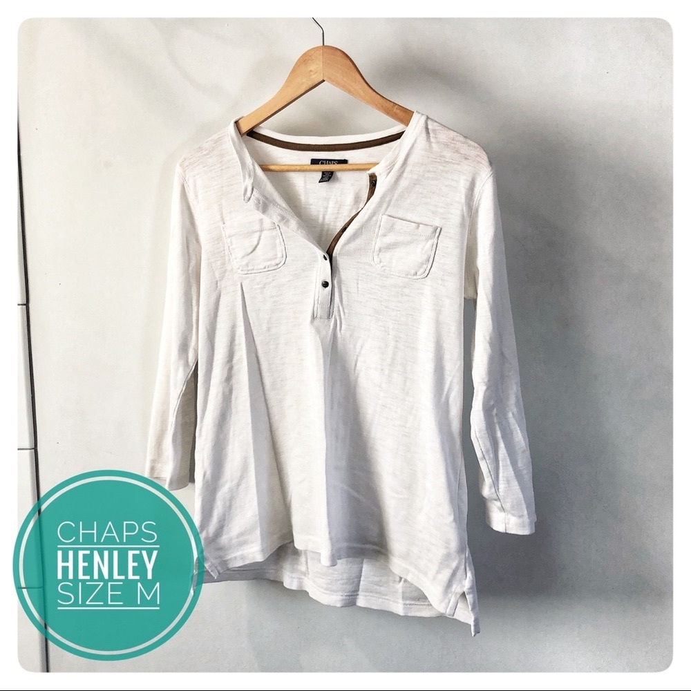 Chaps 3/4 Length Henley